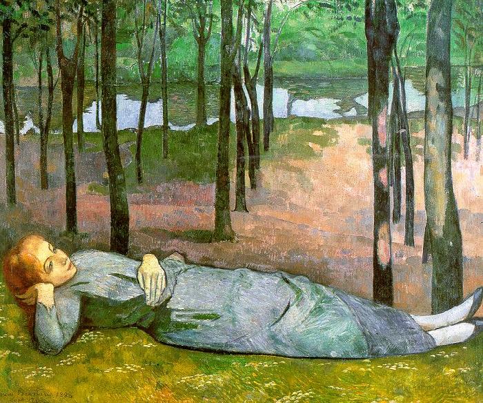Emile Bernard Madeleine in the Bois d'Amour oil painting picture